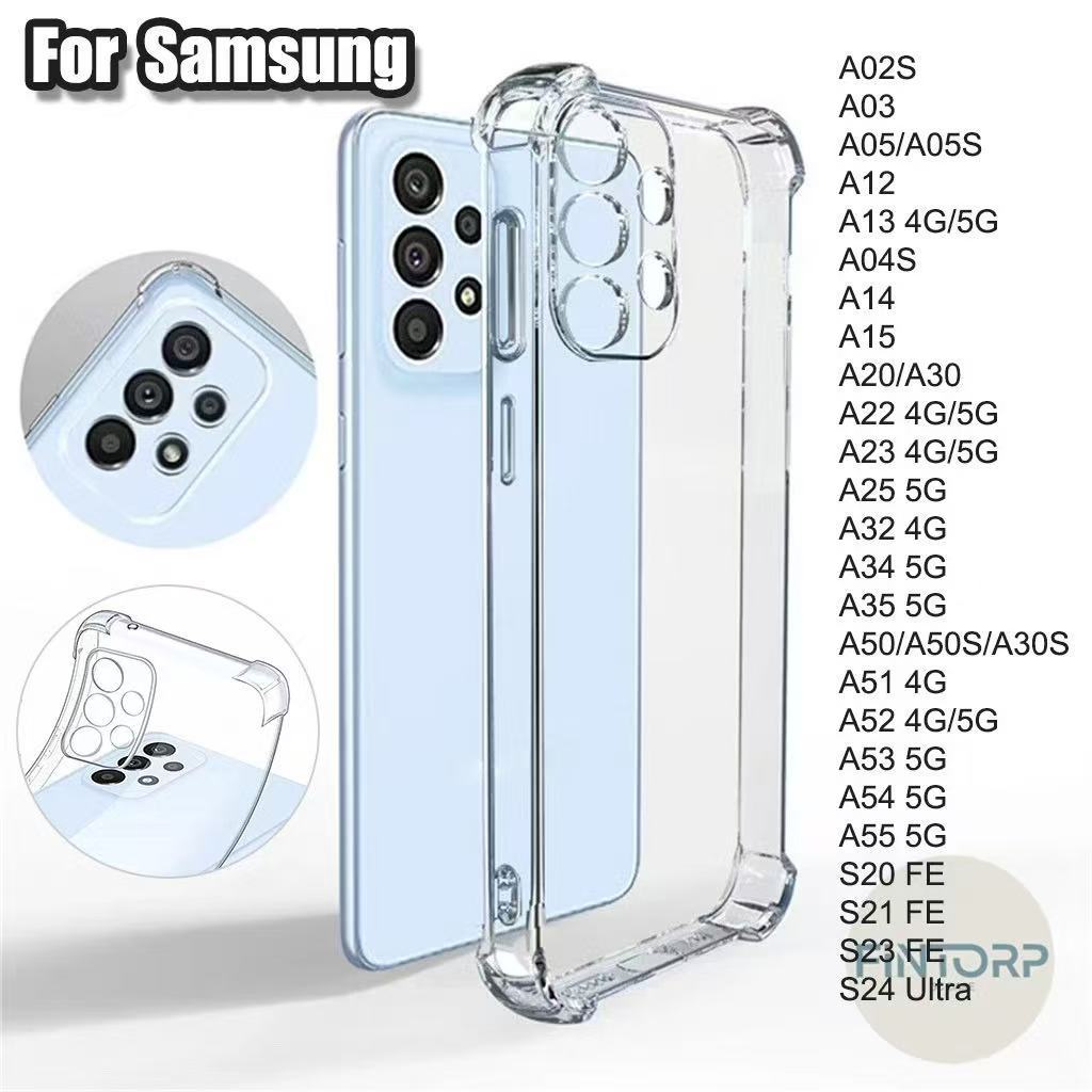 เคสปอกอ่อน ใส สำหรับ Samsung A53 A73 A72 A23 A50 S A30S A20 A30 A11 M11 A7 เคสกันกระแทก แบบนิ่มปอกอ่อน