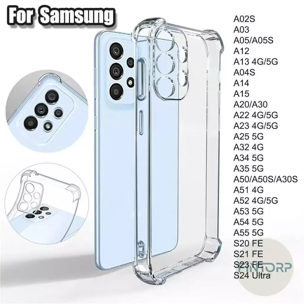 เคสปอกอ่อน ใส สำหรับ Samsung A53 A73 A72 A23 A50 S A30S A20 A30 A11 M11 A7 เคสกันกระแทก แบบนิ่มปอกอ่อน