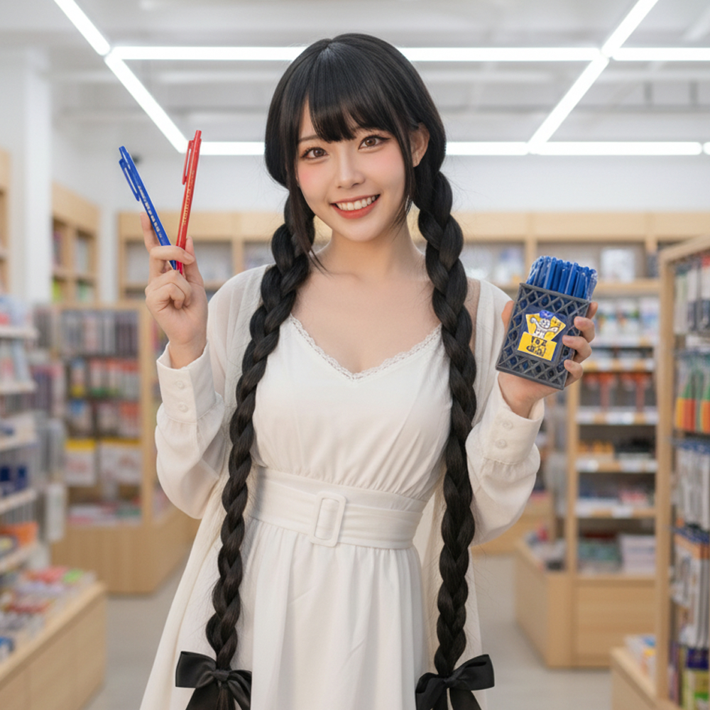 [6ด้าม/12ด้าม] ปากกาลูกลื่น Tex 1 มม. เขียนลื่นมาก เส้นใหญ่คมชัด รุ่น MC228 - 3