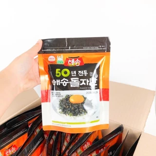สาหร่ายโรยข้าวเกาหลี ขายยกลัง 1 ลัง 20 ห่อ สาหร่ายปรุงรส สาหร่ายเกาหลี seaweed 김자반