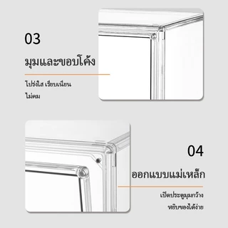 กล่องเก็บขวดนมสำหรับเด็กทารกความจุขนาดใหญ่ สามารถเก็บขวดนม ชาม ช้อน กล่องเก็บของกันฝุ่น 4 ชั้น พร้อมฝาปิด ตู้เก็บของกระจ