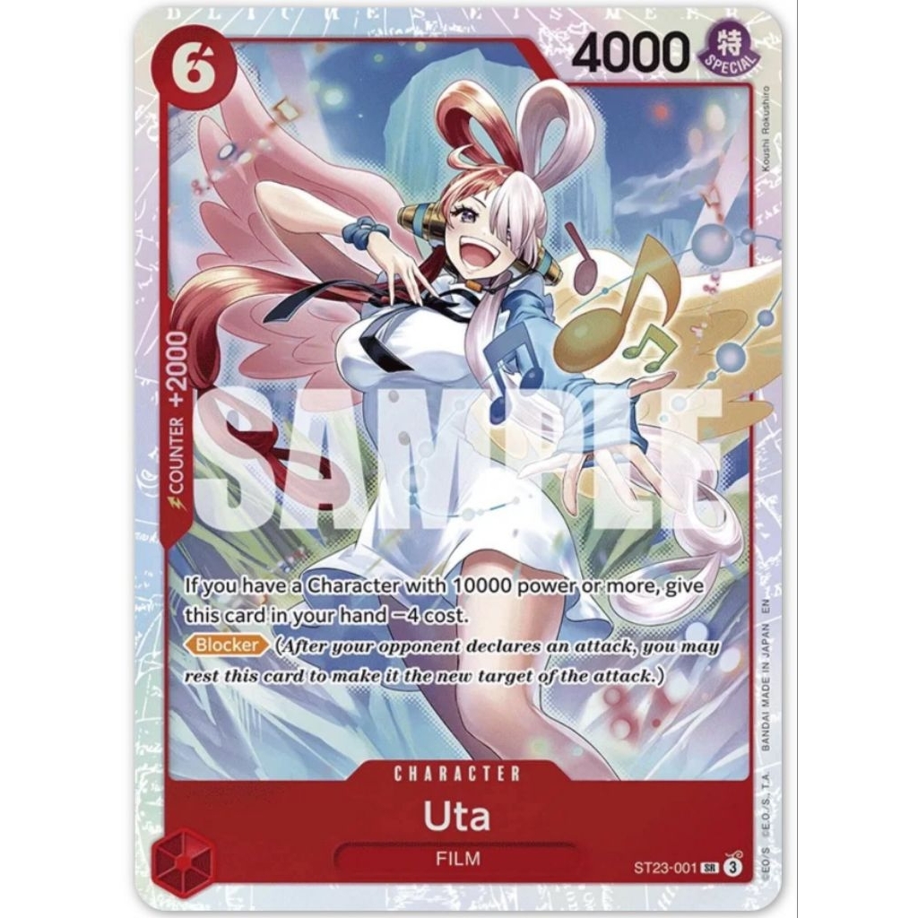 ST23-001 UTA SR one piece card game