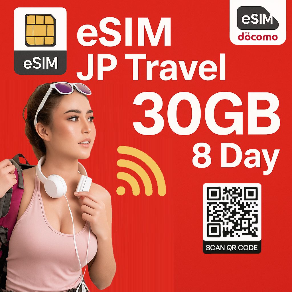 Japan Travel Sim 8 วัน/30GB (E-Sim)