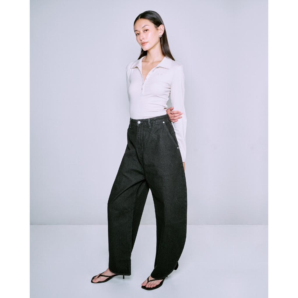 AIMER - Barrel Jeans กางเกงยีนส์ ทรงขาบอลลูน