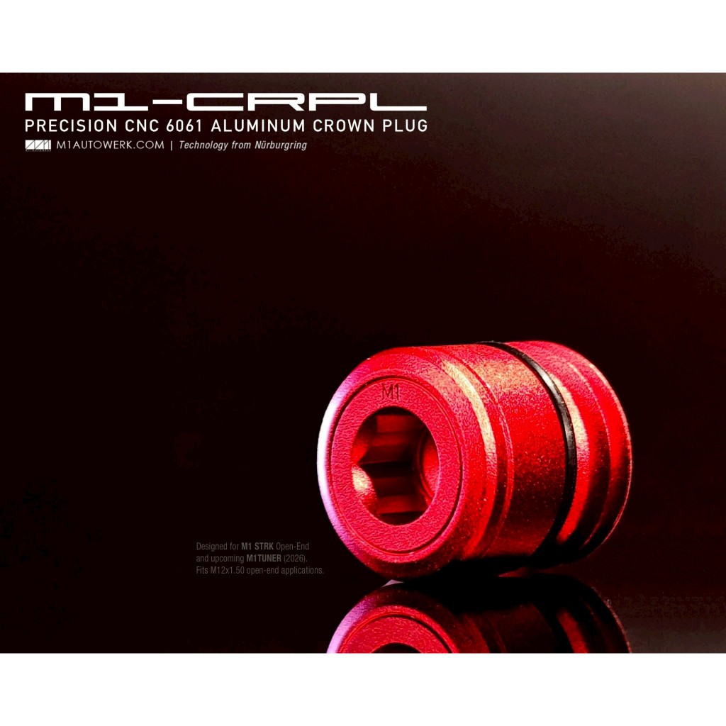 M1 Autowerk M1-CRPL ฝาปิดน๊อตล้อหัวเปิด M1 รุ่น STRK มงกุฎน็อตล้อ CrownPlug