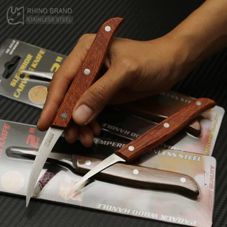 มีด แกะสลัก RHINO BRAND No.2312 / 3312 CARVING KNIFE แกะสลัก ผัก ผลไม้ (ของแท้)
