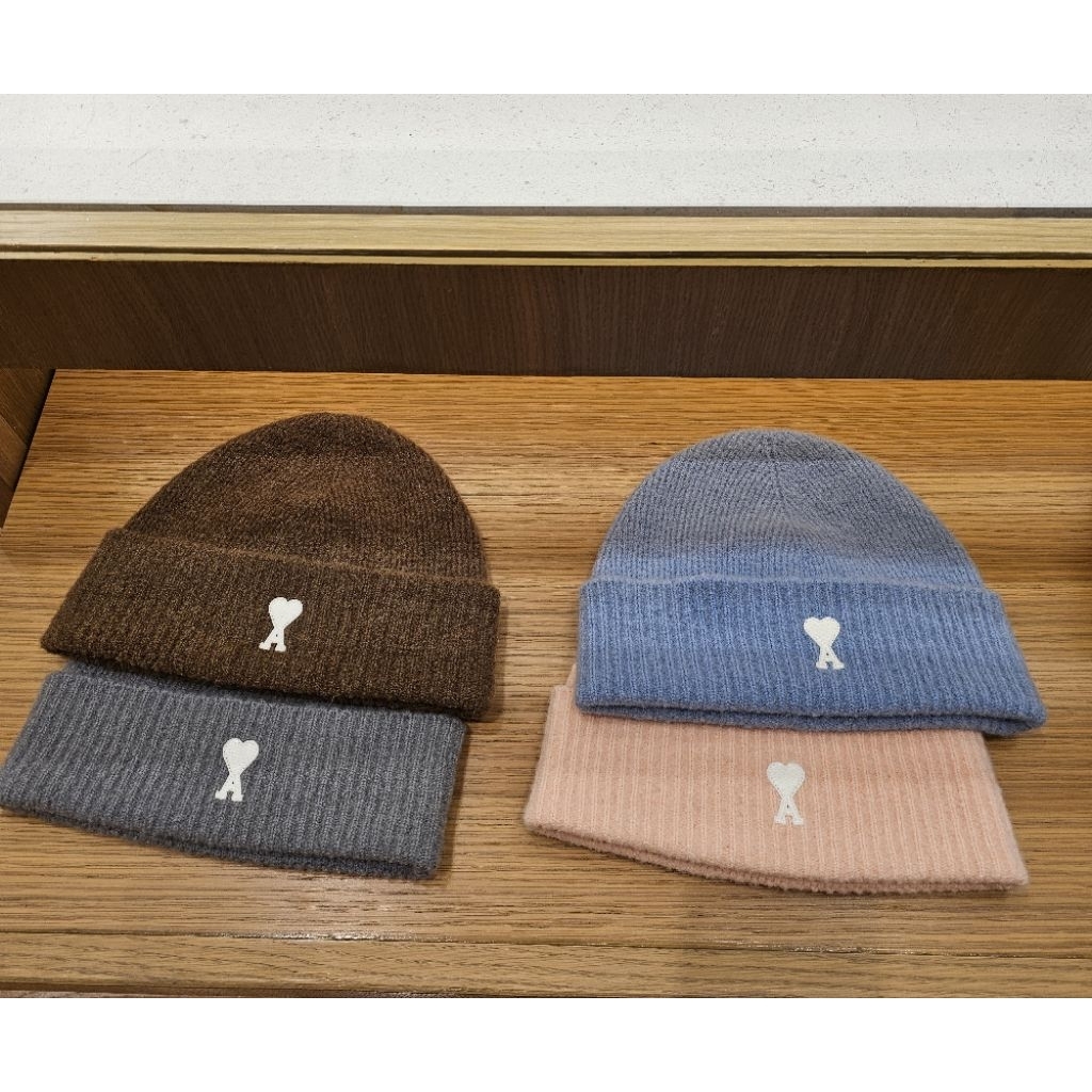 New หมวก Ami beanie ❣️ มือ1ของแท้💯 พร้อมส่ง **ทักรีเชครายวันก่อนกดสั่งค่า