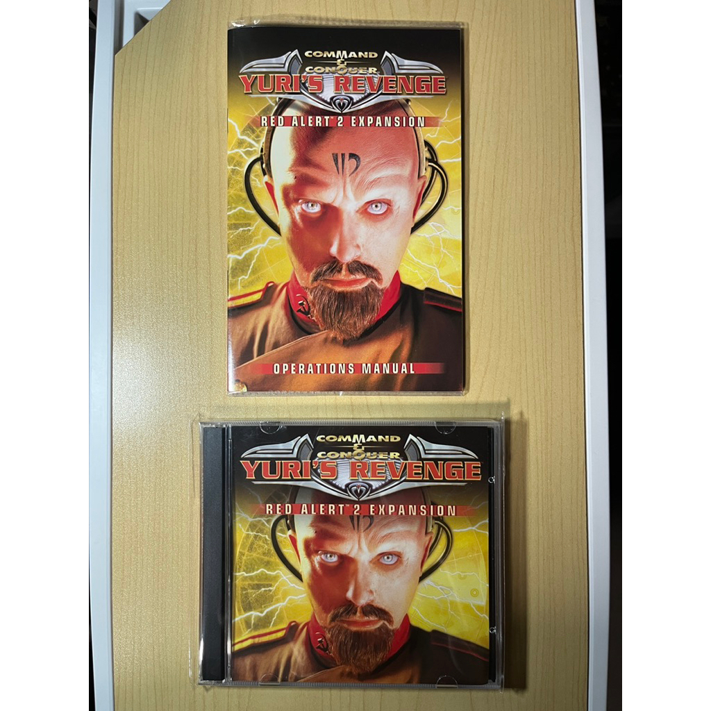 ( มือ 2 ) กล่องเกม พีซี PC C&C ยูริ รีเวนจ์ Red Alert 2 Yuri Revenge + Mini Book คู่มือเกม ของแรร์ ห