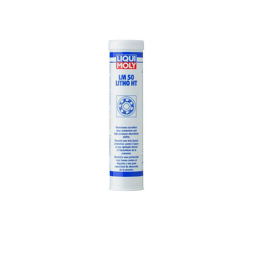 LIQUI MOLY LM 50 Litho HT จารบีทนความร้อน 400 กรัม แบบ lthium-complex soap grease LM50 + สติกเกอร์ sticker