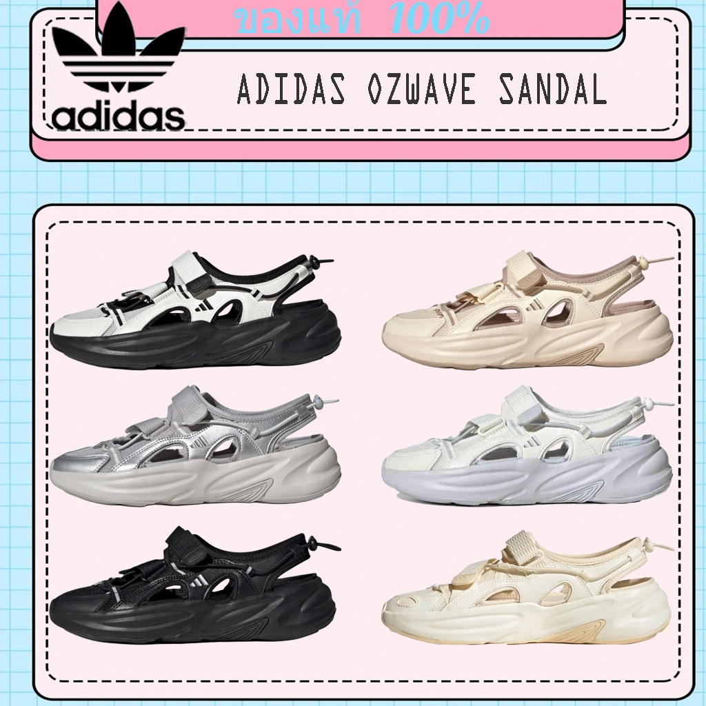 ของแท้100%Adidas Ozwave SANDAL JS4584/JS4579/JS4580/JS4576/JS4582/JS4577รองเท้าแตะ รองเท้า sandals