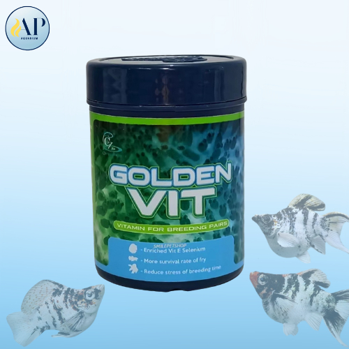 CZ Golden vit Mini วิตามินบำรุงพันธุ์ ขนาดใหม่ 20 g ราคาประหยัด สำหรับบอลลูน และกลุ่มปลาเล็ก