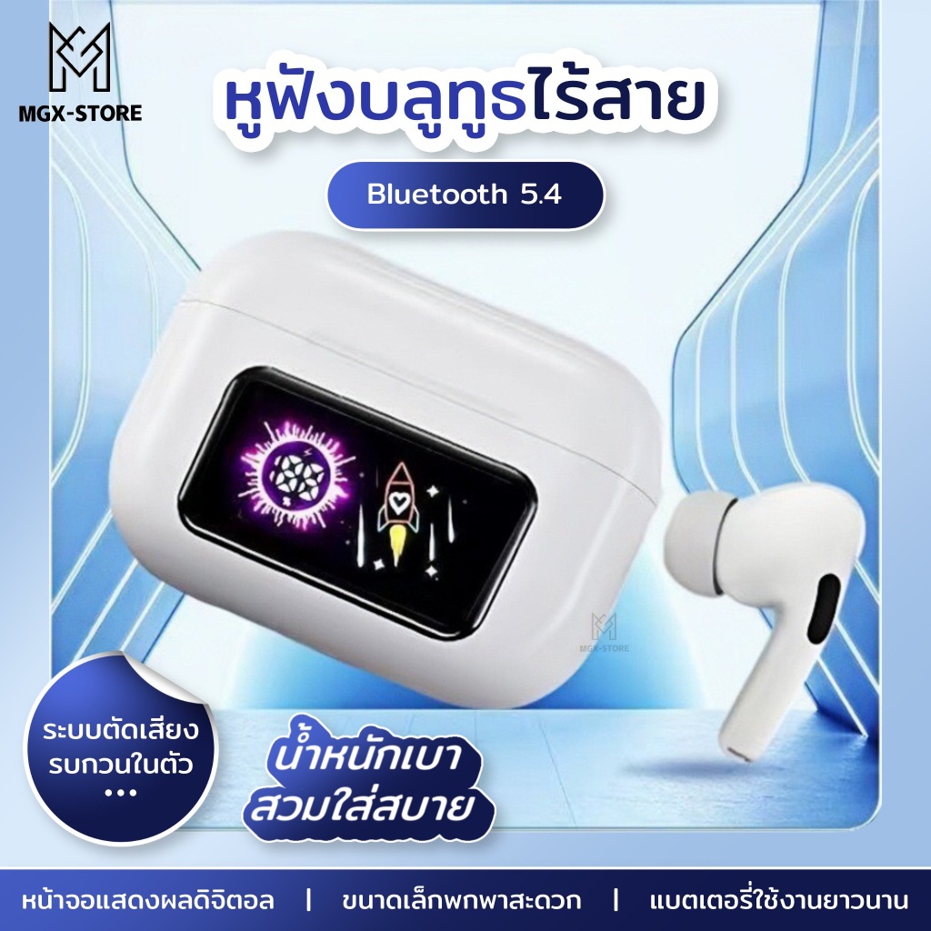 A11 Proหูฟังบลูทูธไร้สายearphone เสียงรอบทิศทางสเตอริโอ, จอแสดงผลLED สวมใส่สบาย