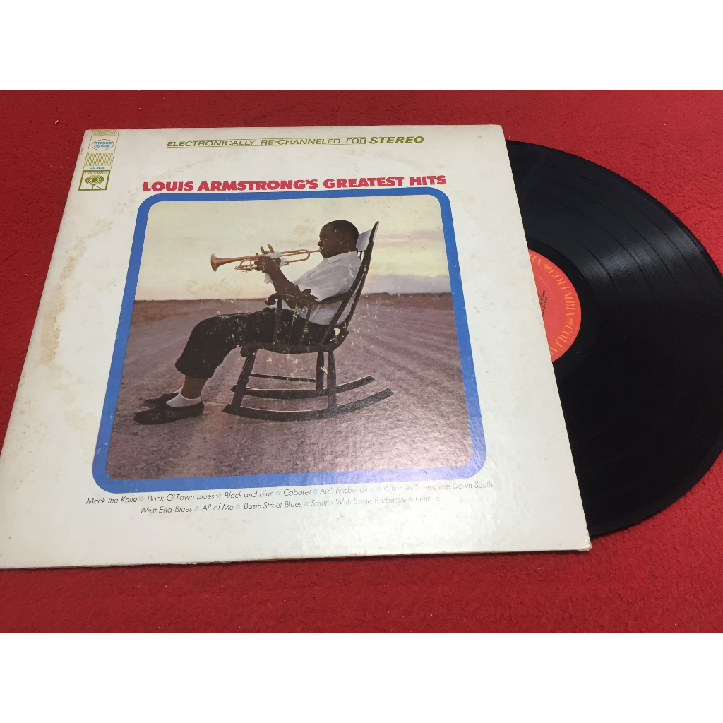 Louis Armstrong - Louis Armstrong's Greatest Hits ขนาด 12 นิ้ว LP B-4