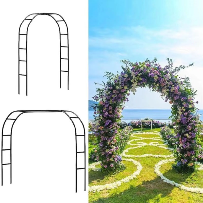 🚚จัดส่งตอนนี้🚚 ซุ้มกุหลาบเลื้อย ขนาด 13 mm ซุ้มไม้เลื้อย ซุ้มโครงเหล็ก ซุ้มกุหลาบเลื้อย ซุ้ม ถอดออกได้ ติดตั้งง่าย - รูปที่ 7