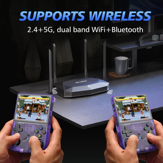 เกมพกพา R36XX 2026 WIFI จอIPS 3.5นิ้ว+ความจำ 128GB+20,000เกม รองรับเกม PSP NDS N64 Ps1 GBA เกมบอย