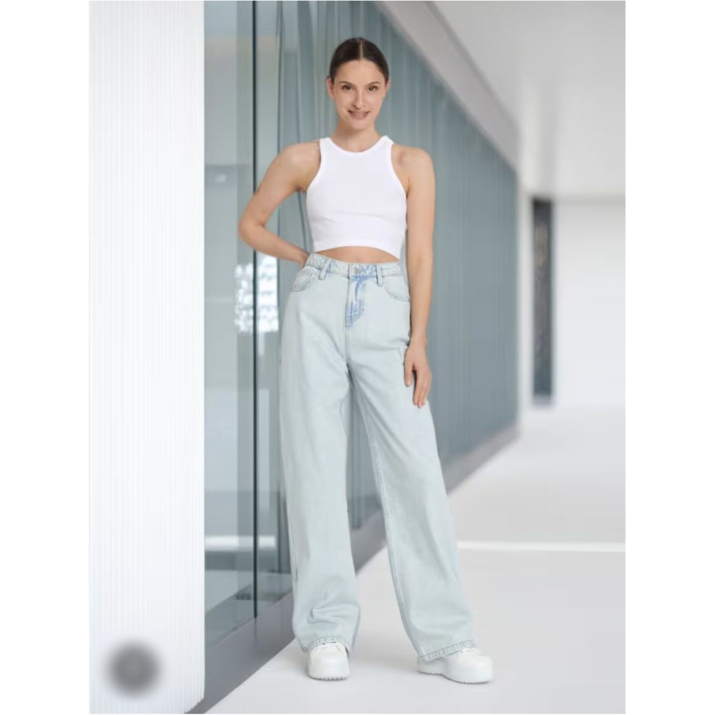 กางเกงยีนส์ทรง Baggy Jeans แบรนด์ Sinsay