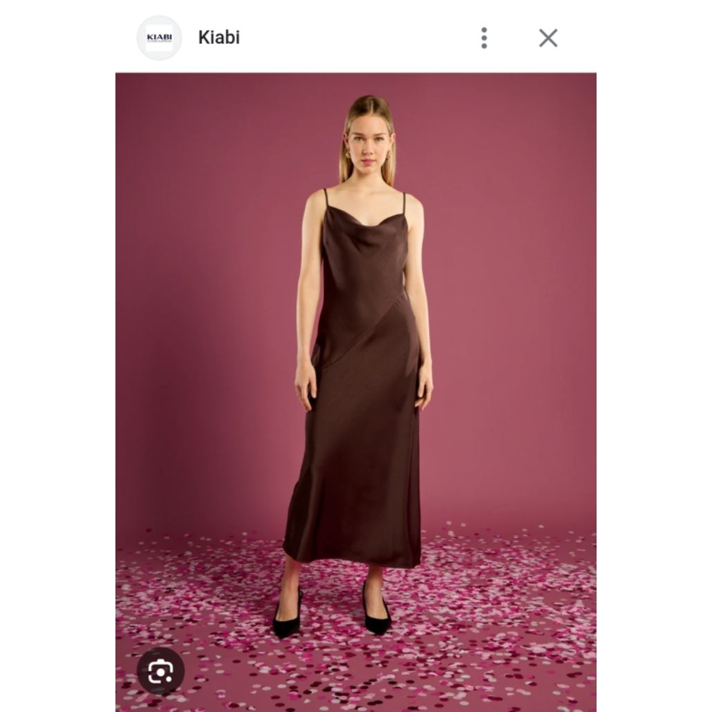 KIABI Satin Midi Dress