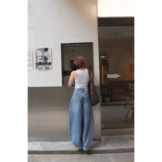 (พร้อมส่ง) Barrel Denim กางเกงยีนส์ทรงบาเรลรุ่น 61869 TAG FSY 🇰🇷