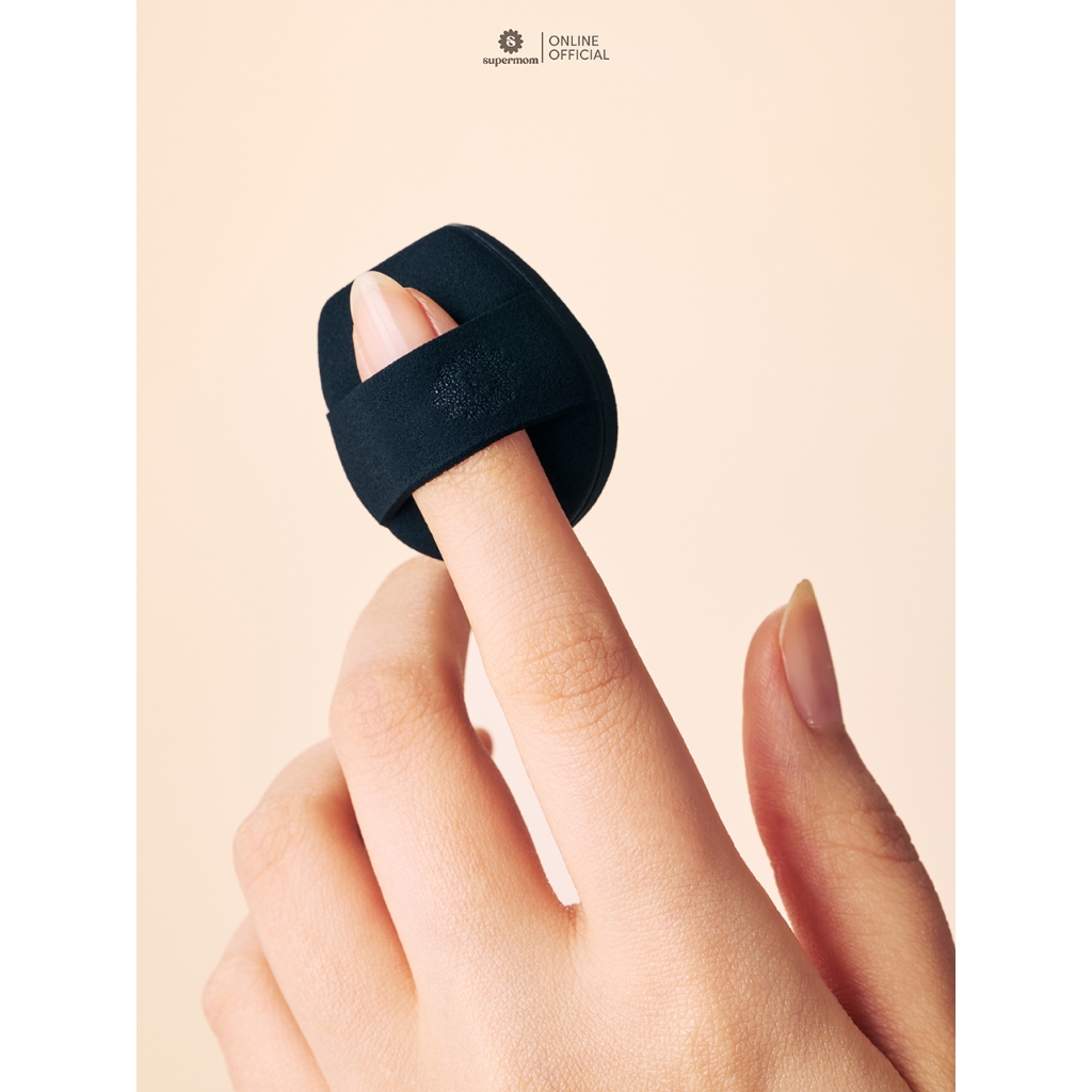 SUPERMOM l 133 FLATDEW PUFF (พัฟจิ๋ว สำหรับ คอนซีลเลอร์,ลิควิดบลัช,ครีมบลัช)