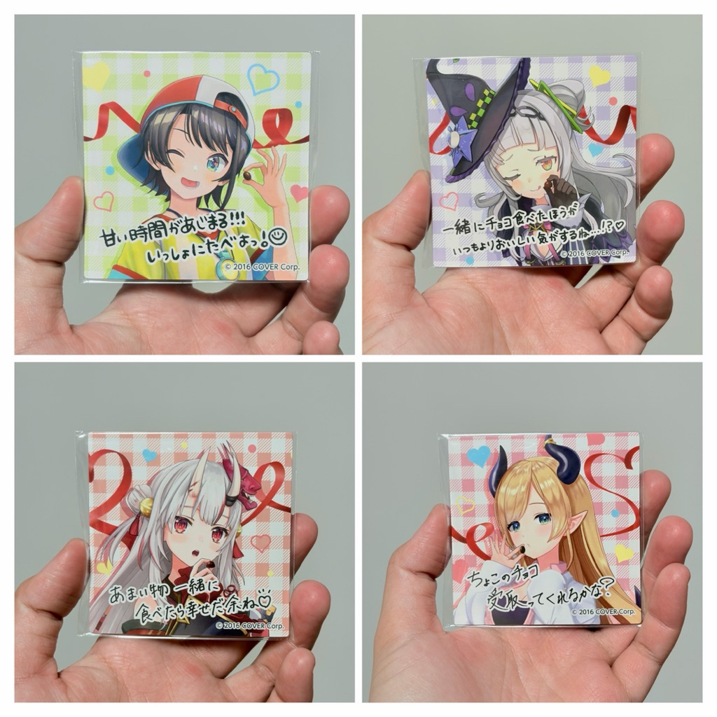 (งานแท้ สินค้ามือสองจากญี่ปุ่น) magnet แมคเน็ต ติดตู้เย็น อนิเมะ Hololive Shiranui Construction