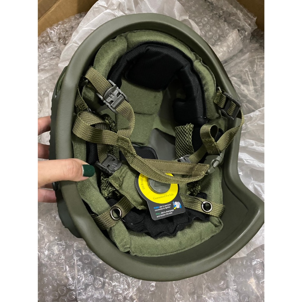 หมวก Fast เกรดกันระดับ Level 3A รุ่น หนา หนัก 1.35 kg. สายรัดคางปรับท้ายทอย ราคา ถูกที่สุด ดีลบีเคเค แกลเลอรีภาพที่ 6