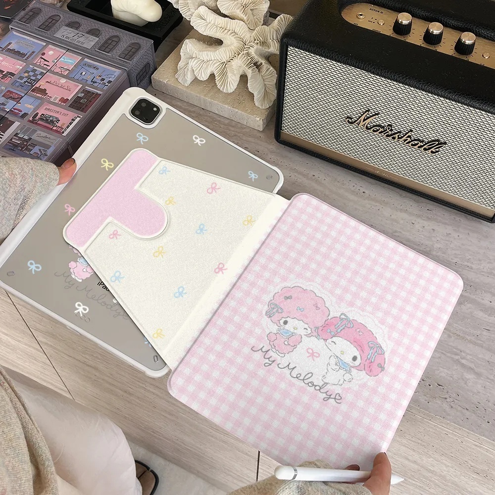 🚚พร้อมส่ง🚚เคส Samsung Tab S10 FE S9 FE+ S6 Lite Melody A9+ A7 Lite S9 FE มีที่ใส่ปากกา S9 S6 Lite