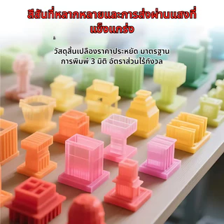 PETG Filament เส้นพลาสติกสำหรับเครื่องพิมพ์ 3 มิติ สีพื้นฐาน ขนาด 1.75mm 3D
