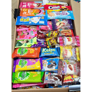 เซ็ทขนมรวม 90ชิ้น (ชิ้นใหญ่30+ชิ้นเล็ก60ชิ้น)
