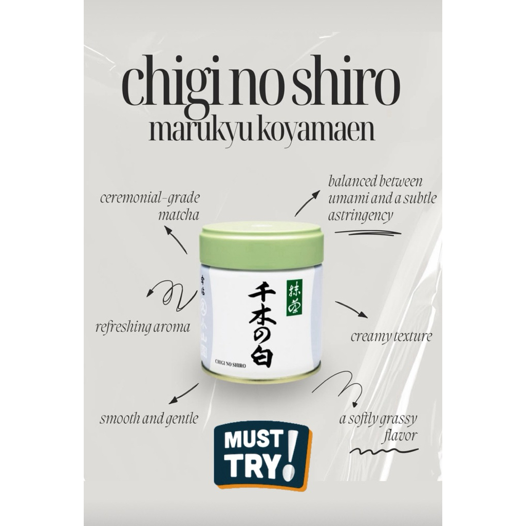 Chigi  no Shiro Matcha By Marukyu Koyamaen  พร้อมส่ง ราคา ถูกที่สุด ดีลบีเคเค แกลเลอรีภาพที่ 2