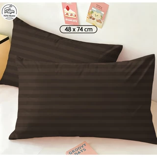ปลอกหมอน satin Pillowcase 48*74 ซม(19 x 29 นิ้ว) 1 ชิ้น 2 ชิ้น