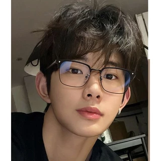 แว่นสายตาเลนส์ออ แว่นสายตาสั้น โตเมติกออกแดดเปลี่ยนสีอัตโนมัติกันแสงUV400 แว่นกันแสงสีฟ้า กรอบโลหะกร สำหรับผู้หญิง
