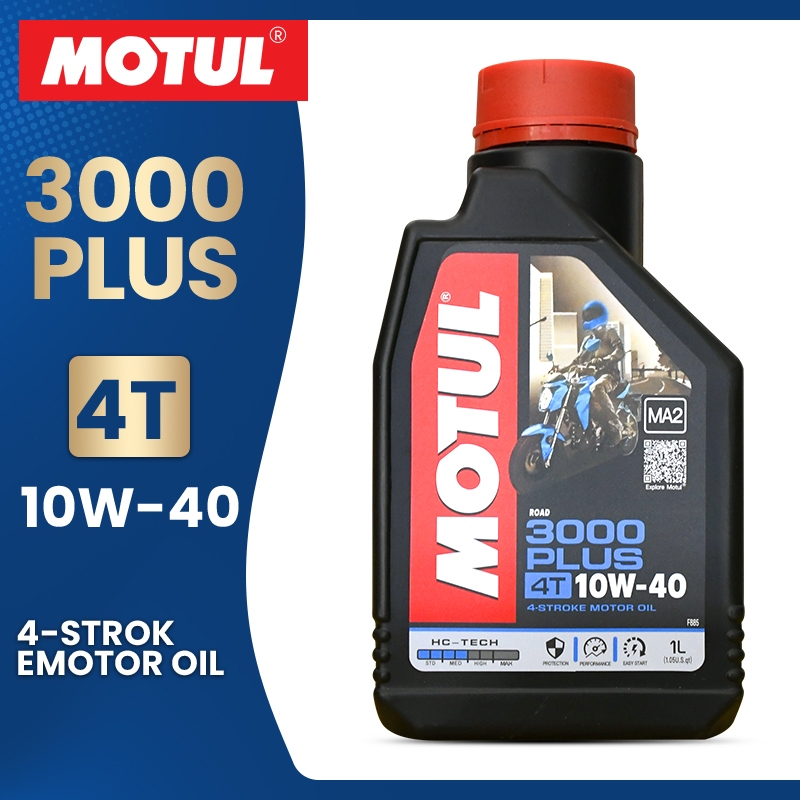 น้ำมันเครื่อง 4T motul 10W40 HC-TECH 3000 PLUS  engine oil 1 liter