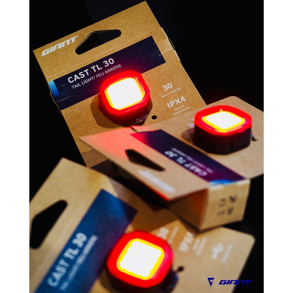 ไฟท้ายจักรยาน GIANT รุ่น CAST TL 30 – ไฟท้ายจักรยานเล็กแต่สว่างเกินคาด ความสว่าง 30 lumen