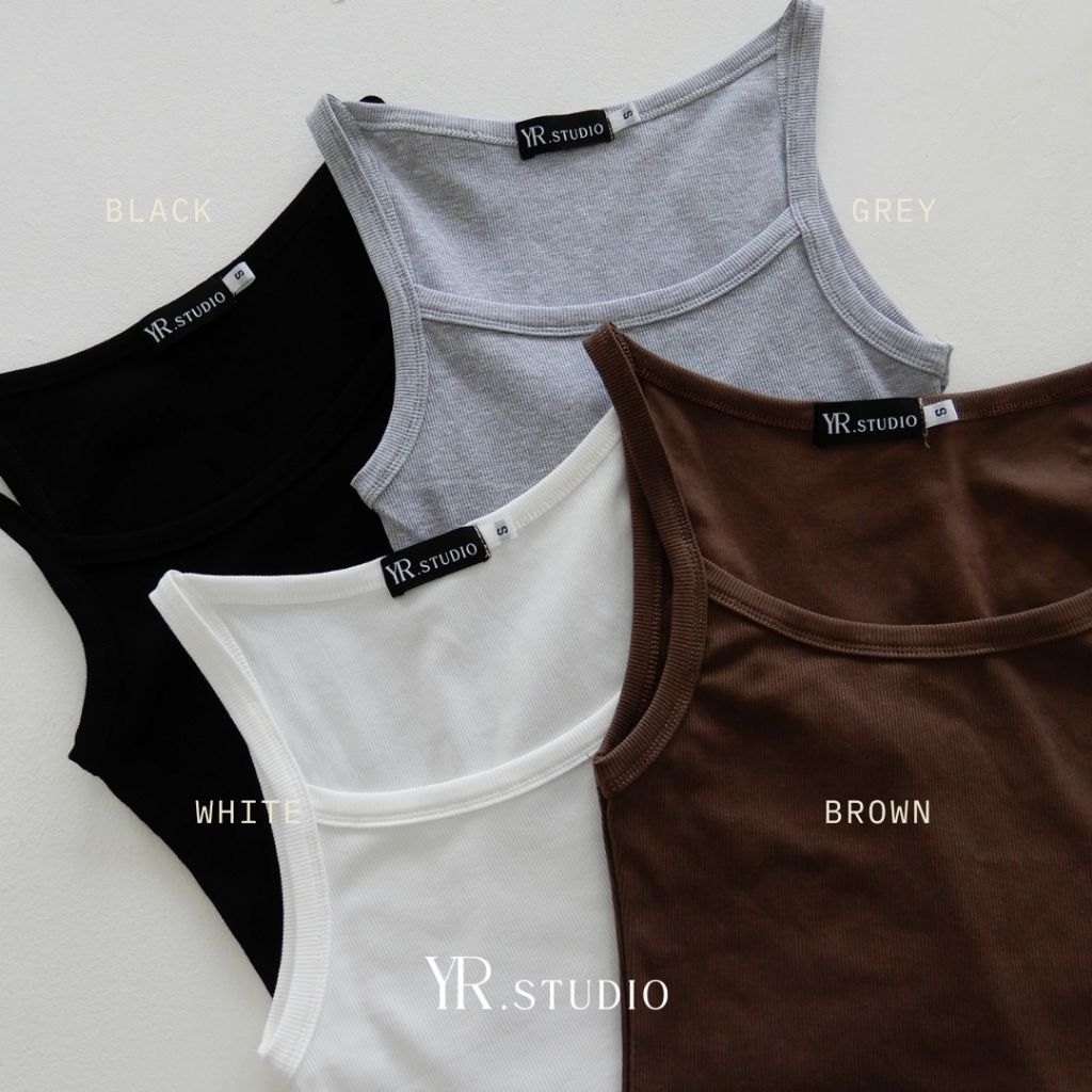 YR Cami Tank Top รีวิว: เสื้อกล้ามสายเดี่ยวผ้าดี ไม่ย้วย ใส่สบายทุกวัน