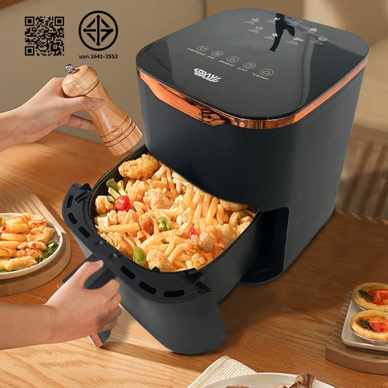 CPT (พร้อมส่งมากมาก) 🔥8L🔥 หม้อทอด Air Fryer หม้อทอดไร้มัน หม้อทอดไร้น้ำมัน ไร้น้ำมัน ไร้ควัน หม้อทอด