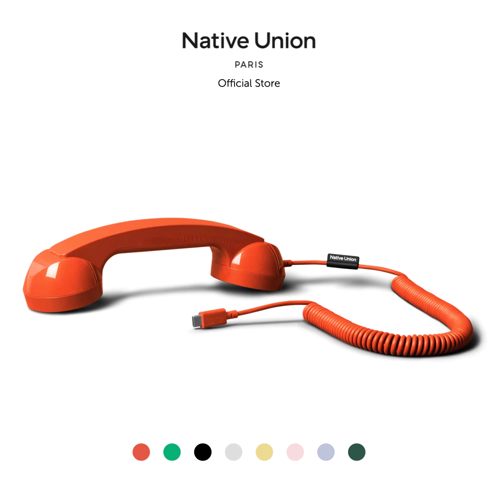 NATIVE UNION หูฟังโทรศัพท์เรโทร POP PHONE