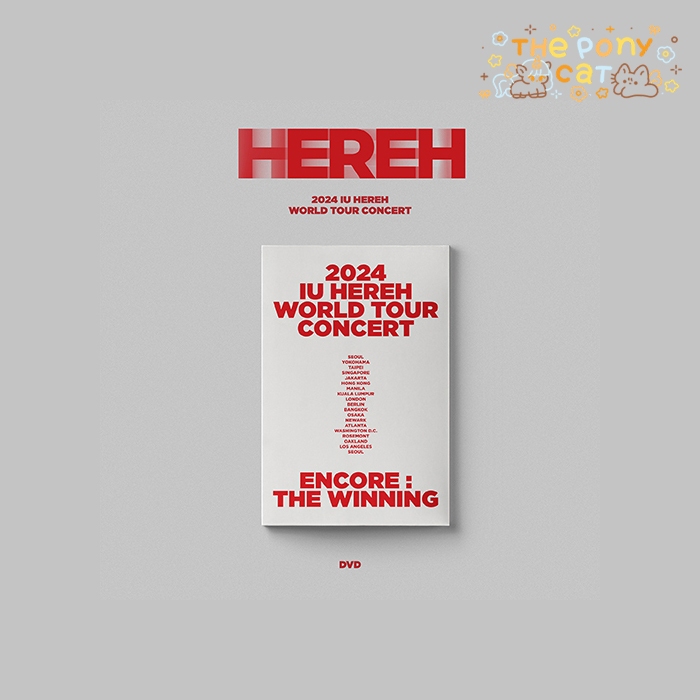 พร้อมส่งในไทย IU 2024 [HEREH] WORLD TOUR CONCERT DVD