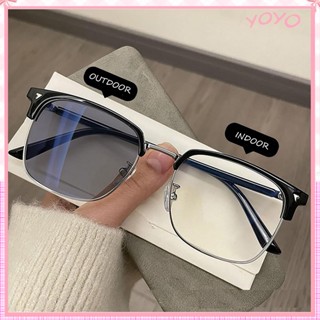 แว่นกรองแสงสำหรับสายตาสั้น ป้องกันแสงสีฟ้า100% เลนส์เปลี่ยนส…