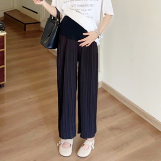 กางเกงคนท้อง - กางเกงขายาวอัดพลีทสำหรับคุณแม่ตั้งครรภ์ เน้นค…