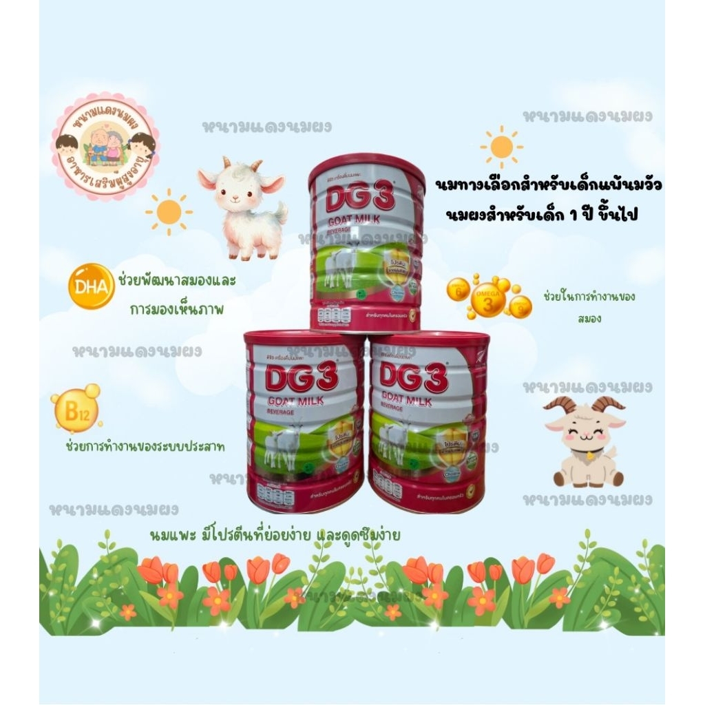 นม DG3 GOAT MILK 800 กรัม
