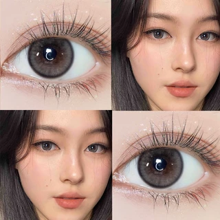 【1คู่ลด฿3, 2คู่ลด฿10】[-1.00-600]✨Midroo【FDA approved❗】รุ่นธรรมชาติขายดี เลนส์มินิแฟชั่น เหมาะกับหน้าสด Brown/Grey-14.0MM
