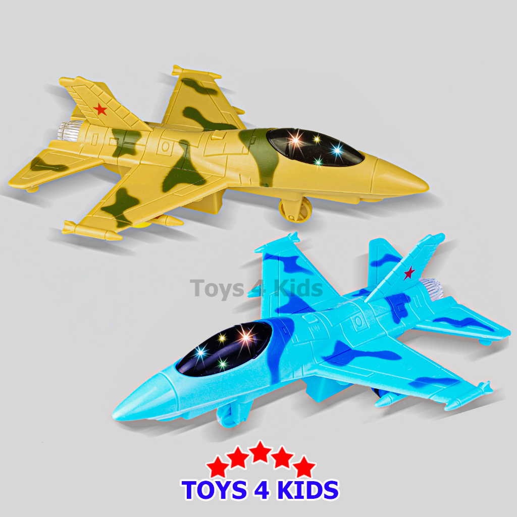 ของเล่นเครื่องบิน F-16 ล้อลาน มีเสียงและไฟ