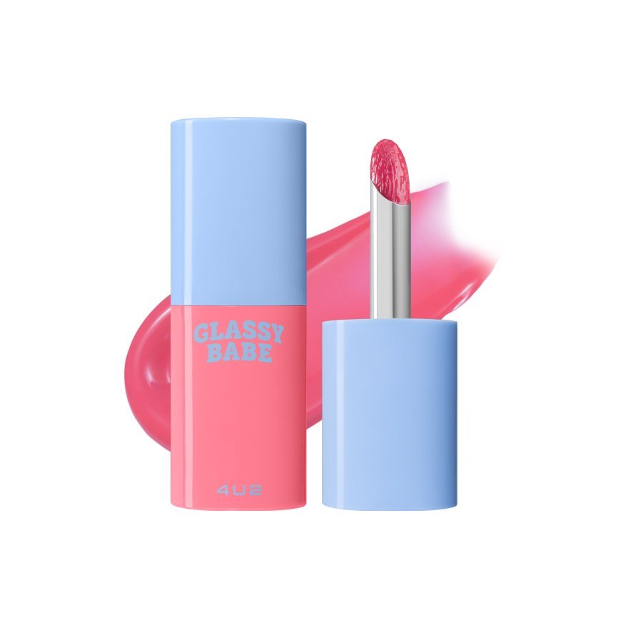 4U2 GLASSY BABE ลิปกลอสฉ่ำวาว
