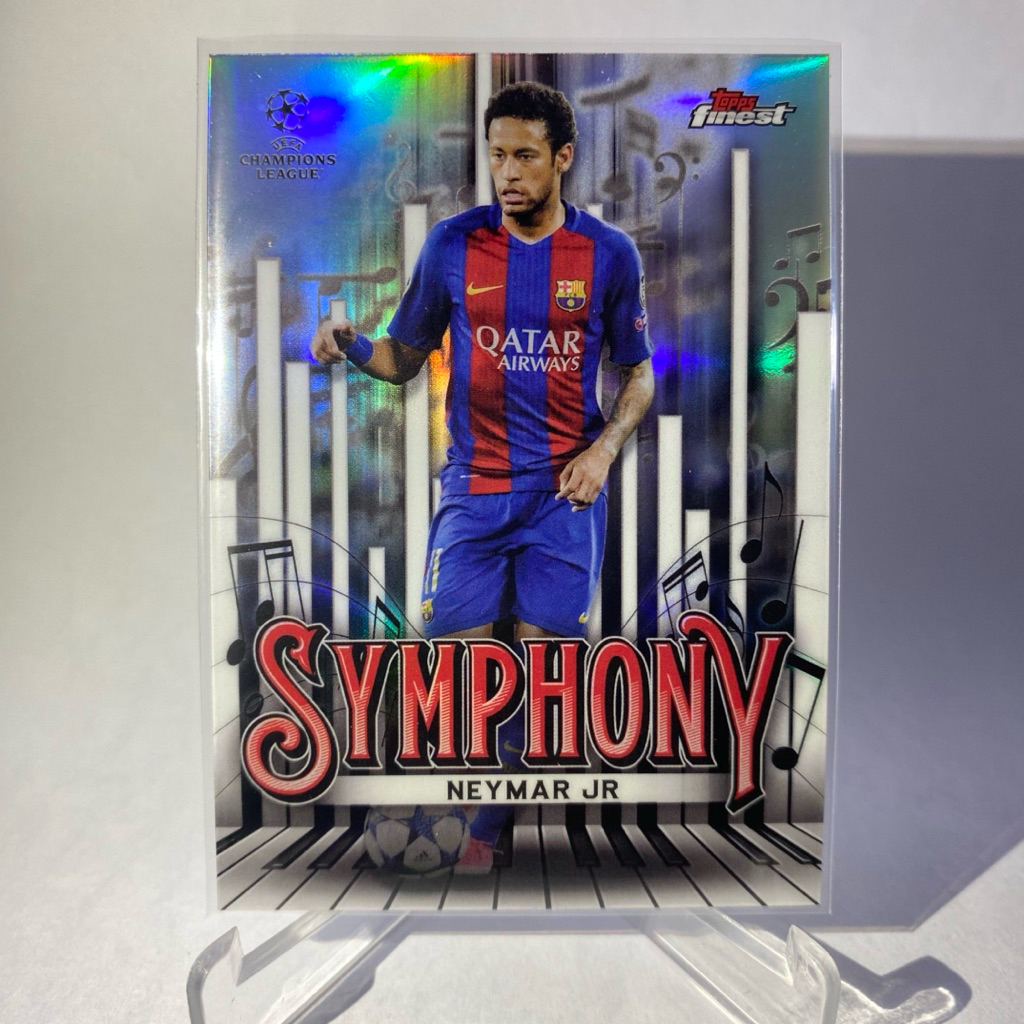 การ์ดสะสม นักฟุตบอล NEYMAR JR., BARCELONA, SYMPHONY , TOPPS FINEST 2025
