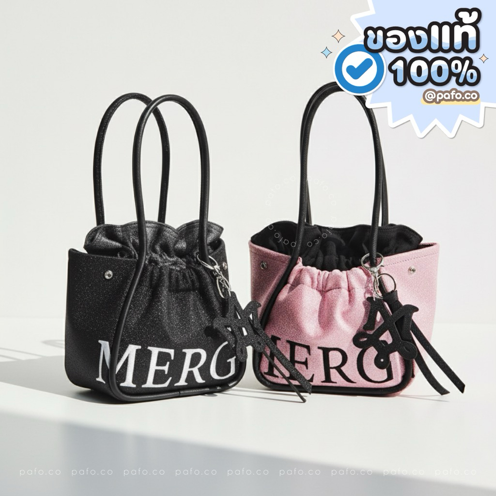 ของแท้พร้อมส่ง! กระเป๋า MERGE A Day Bag Mini Glitter ลิขสิทธิ์แท้ 100%