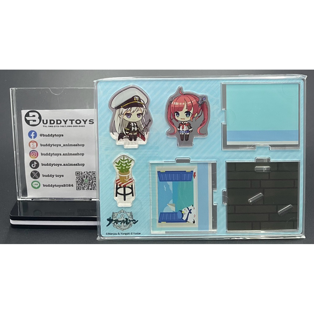 สแตนอะคริลิค เอนเทอร์ไพรส์&ซานดิเอโก -อาซูร์เลน [Azur Lane Acrylic Diorama Dormitory - Enterprise&Sa