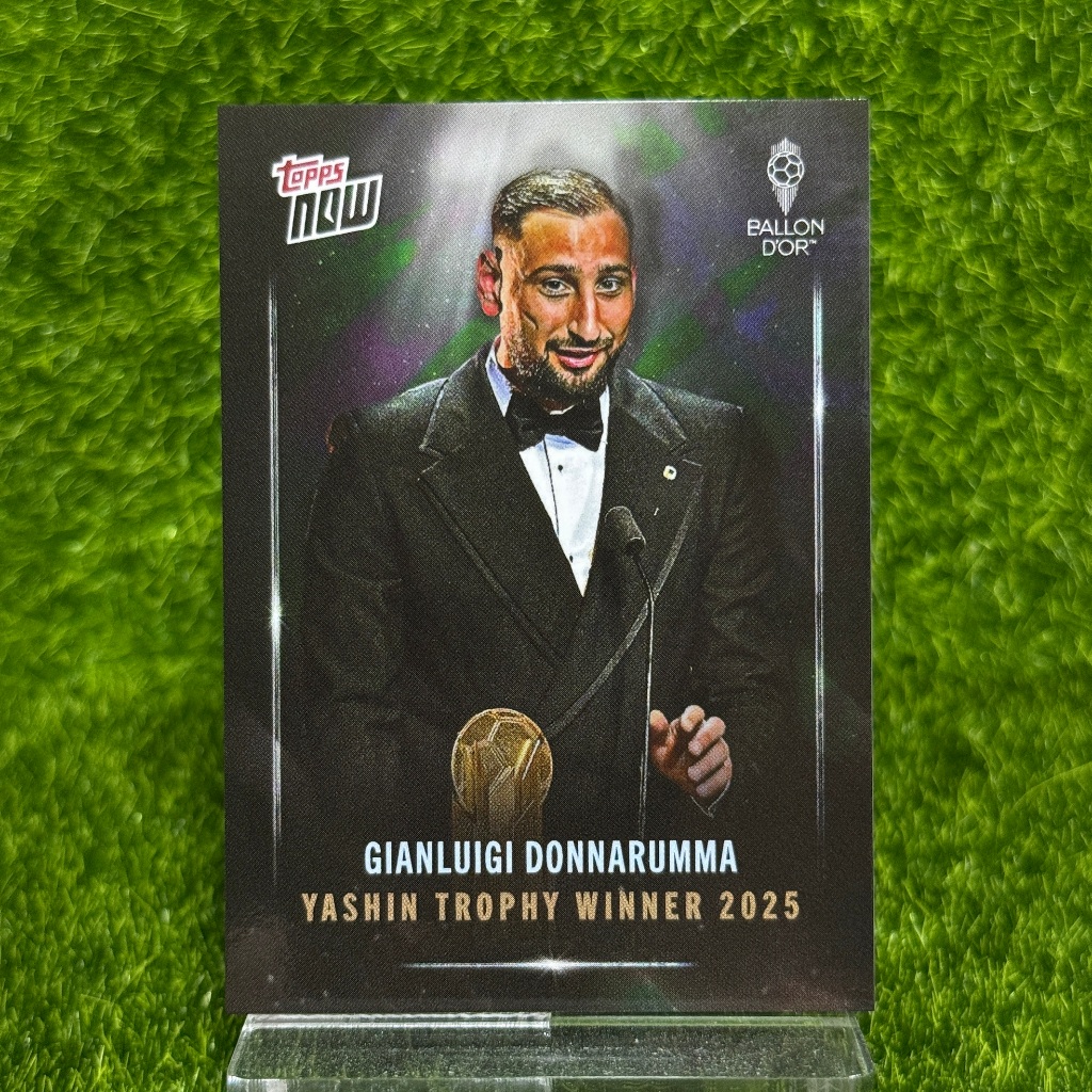 Gianluigi Donnarumma Yashin Trophy Winner 2025 Topps Now