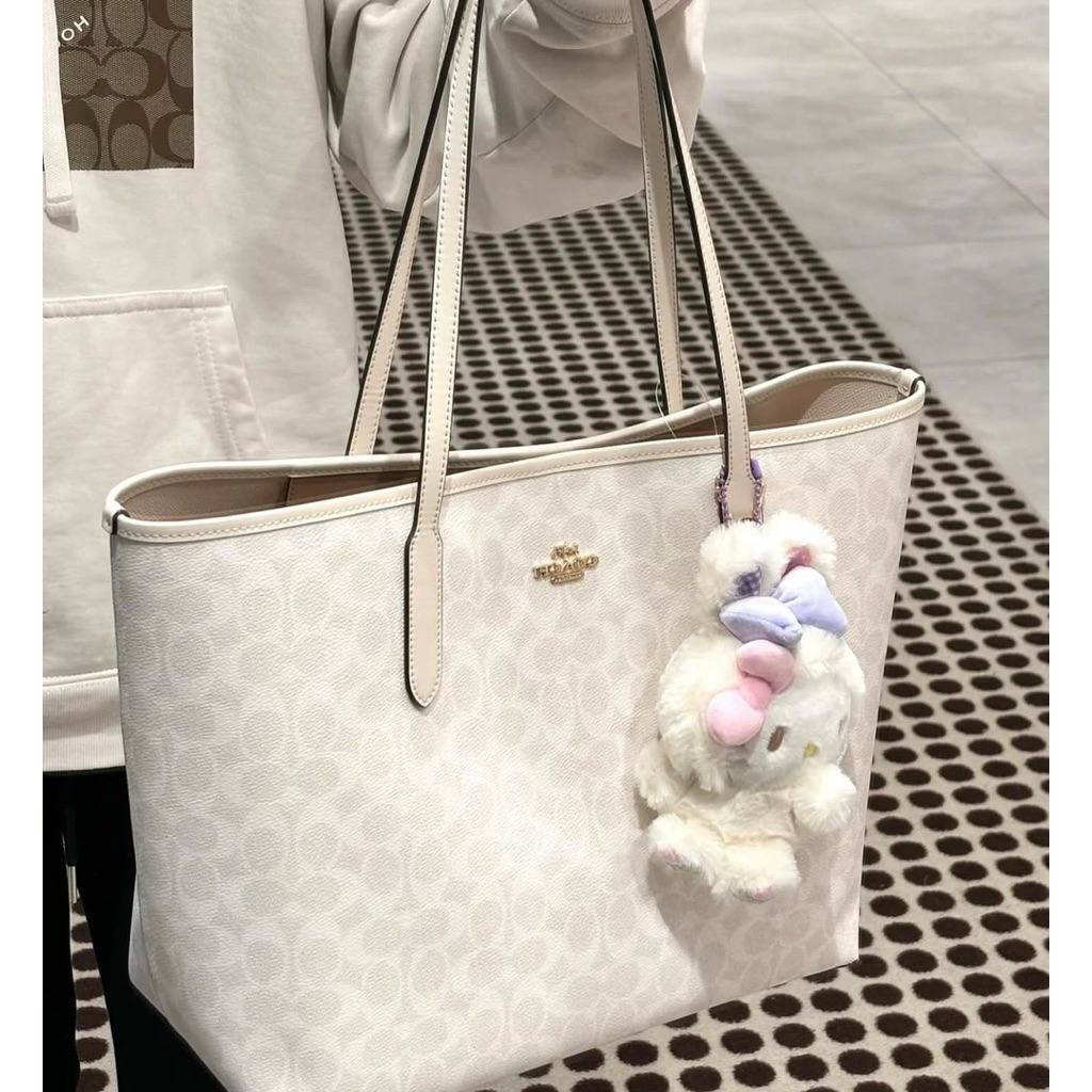 ✨พร้อมส่ง ของแท้***Coach city tote bag cv976 🪿สีหายากเลยค่า