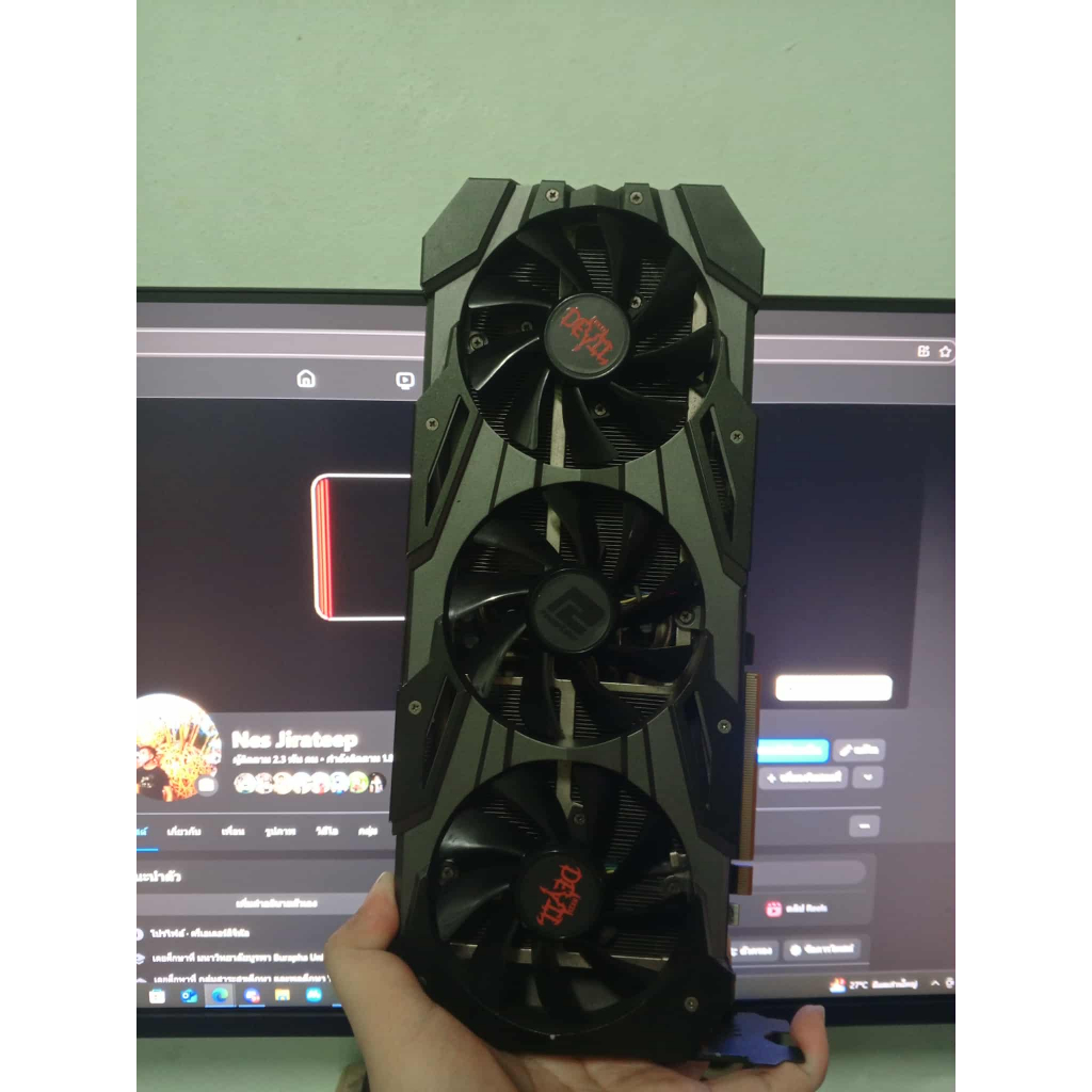 การ์ดจอ RX 5700 XT 8G (ต่อไฟ 16 พิน)