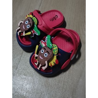 รองเท้ารัดส้นเด็ก ลายทุงทุง ตัวการ์ตูน(หมุนได้)